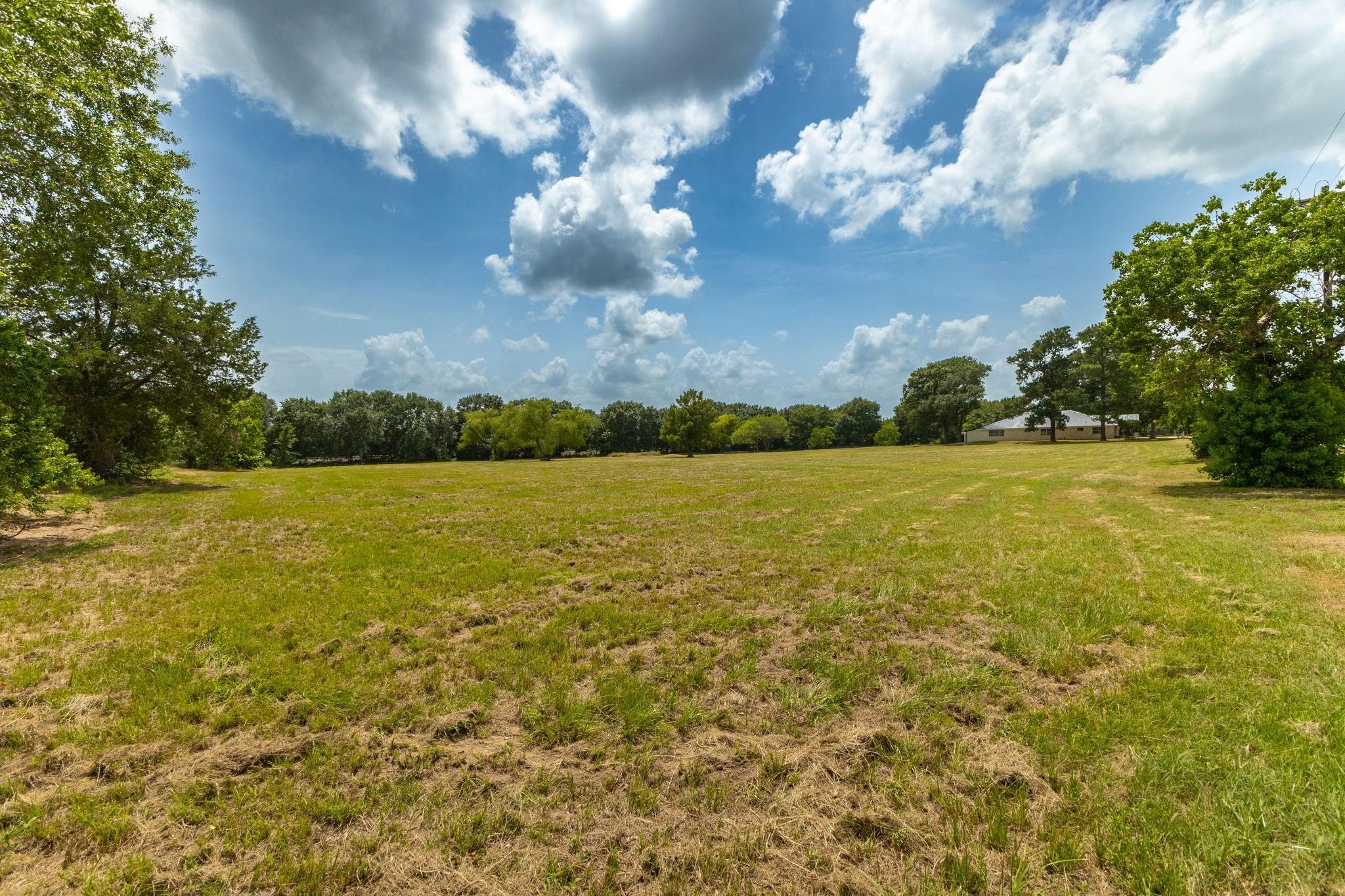 1195 B Track Road New Ulm, TX 78950 - Photo 3 of 18 a view of a lake and a yard
