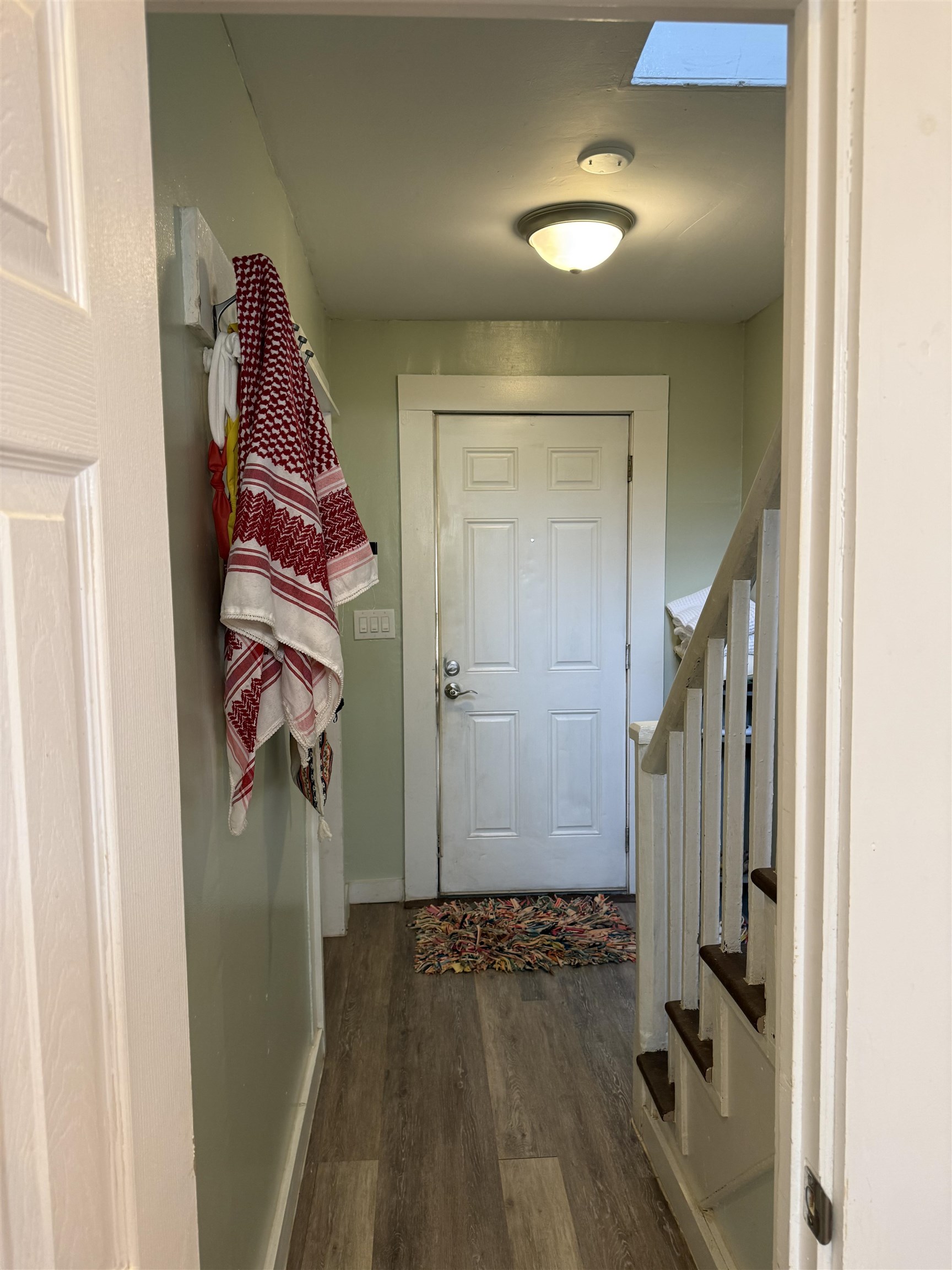 635-633 Stuart Street Staunton, VA 24401 - Photo 22 of 41 wooden floor with view of bathroom