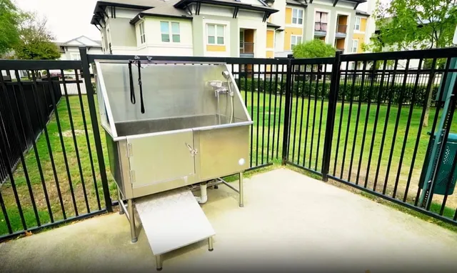 a view of a balcony with a garden