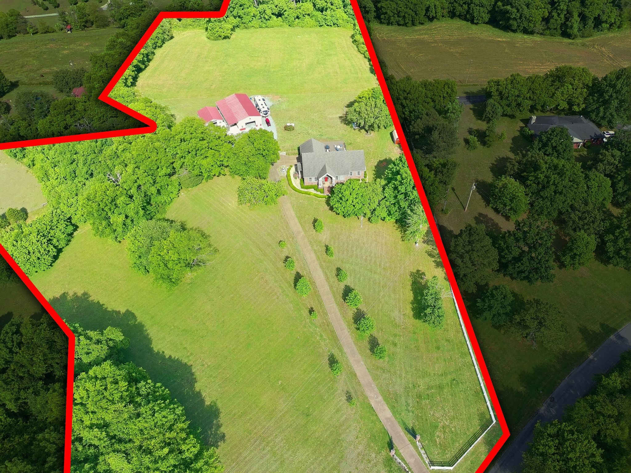 1150 Cochran Cemetery Road Lewisburg, TN 37091 - Photo 55 of 63 an aerial view of a yard