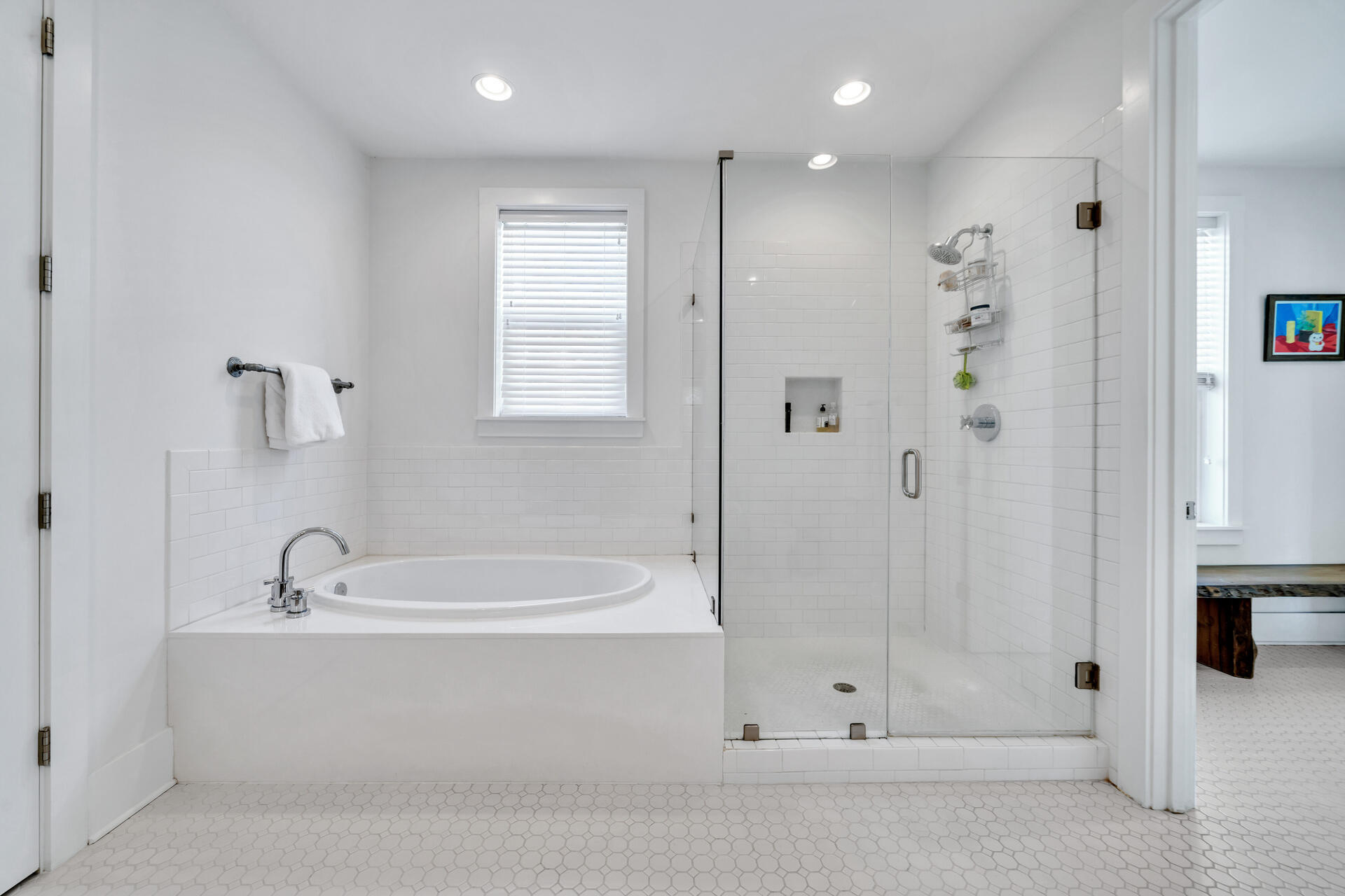 192 Buck Road Santa Rosa Beach, FL 32459 - Photo 27 of 74 a bathroom with a bathtub and a shower