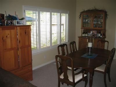 3360 Andy Way Santa Rosa, CA 95404 - Photo 3 of 12 Dining area of formal living/dining room with plantation shutters