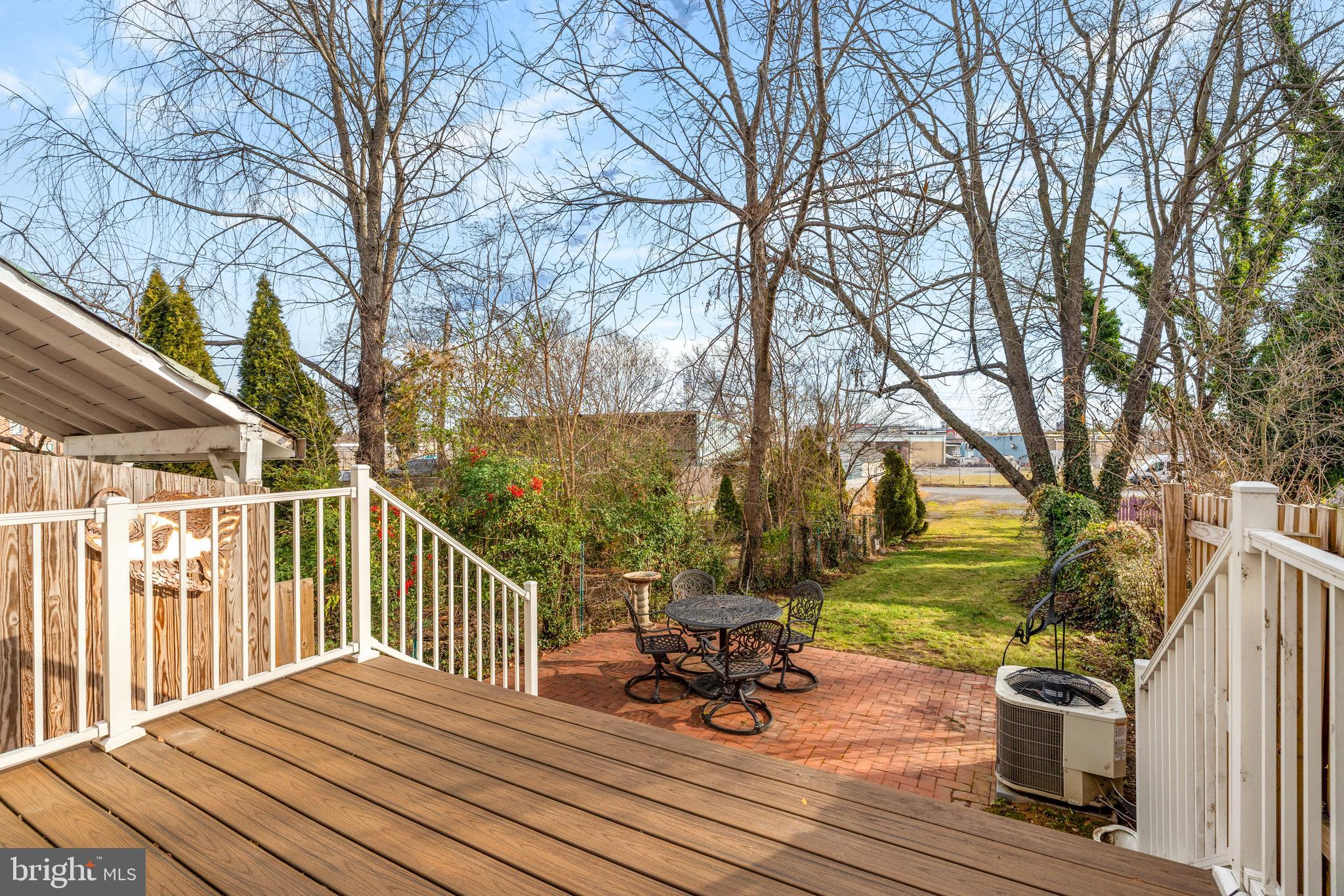 338 East Church Street Frederick, MD 21701 - Photo 27 of 54 a view of a wooden deck with a patio
