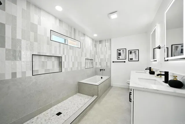 a room with a couch and a table