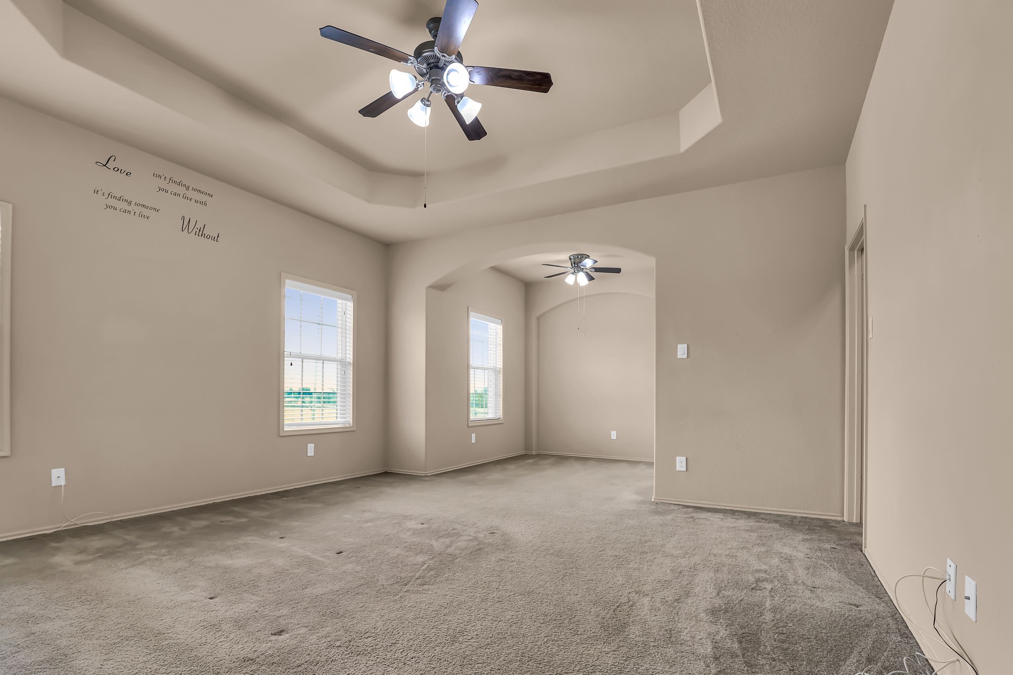 21307 Carleen Creek Trail Spring, TX 77379 - Photo 20 of 25 Primary bedroom has a bonus space which would be perfect for a private sitting lounge, reading nook or peaceful retreat to unwind at the end of the day!