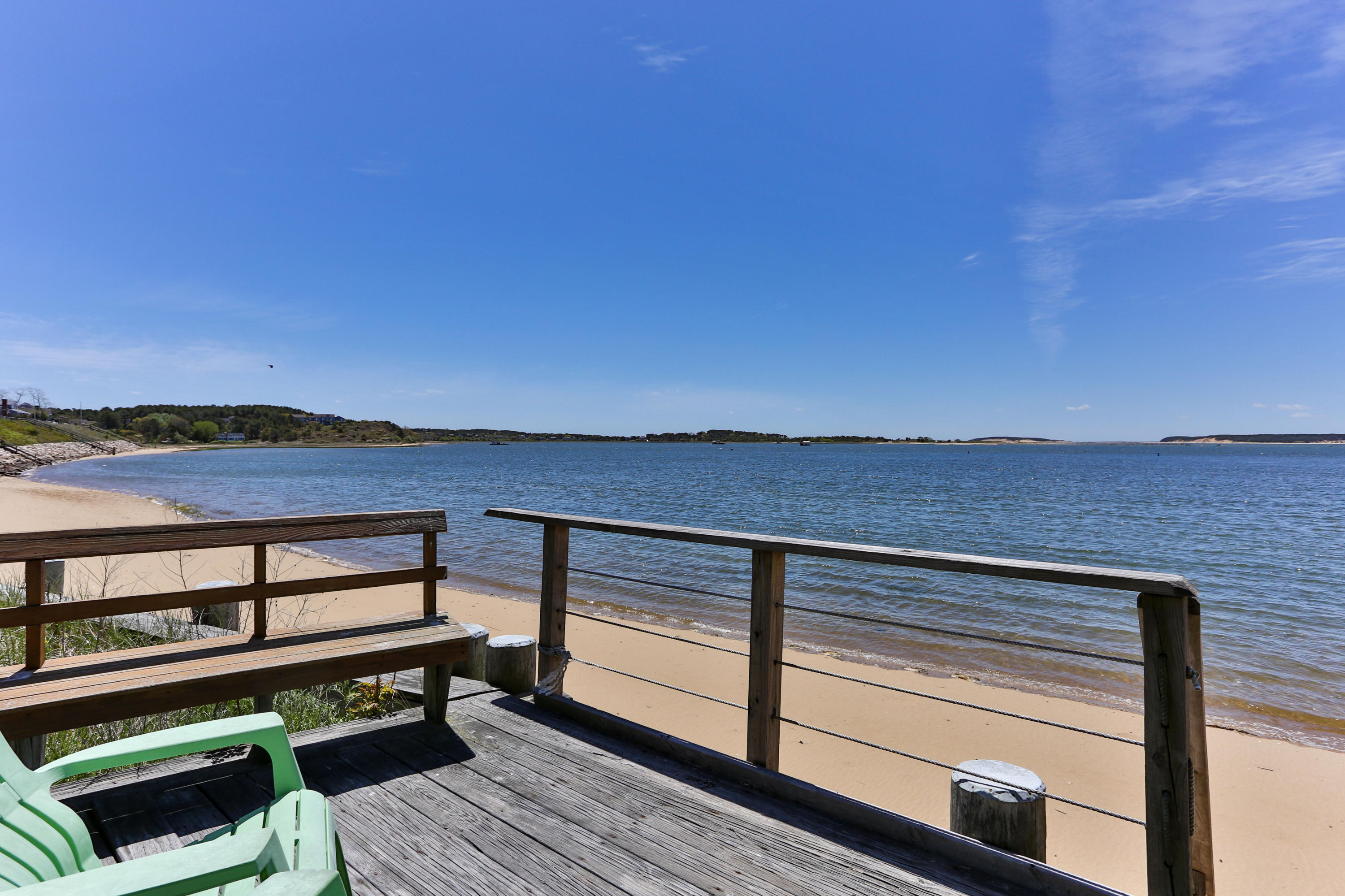 137 Nauhaught Bluff Road Wellfleet, MA 02667 - Photo 30 of 33 a view of a terrace with outdoor seating