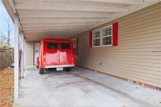 a car parked on the side of the road