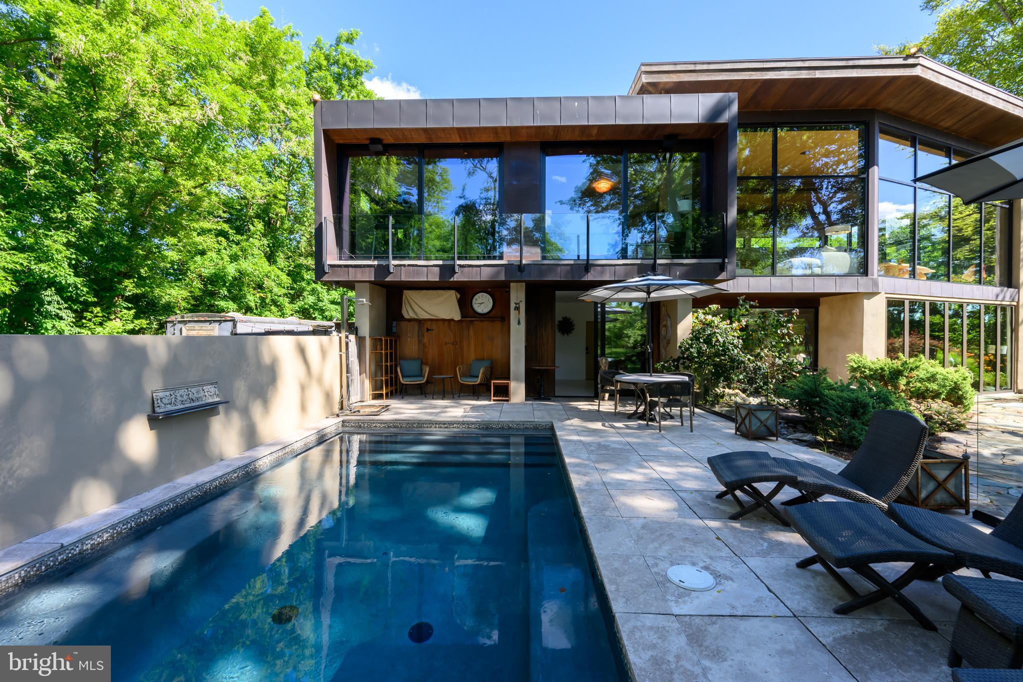 1574 Camp Linden Road West Chester, PA 19382 - Photo 13 of 61 Lap pool & patio accessed from great room