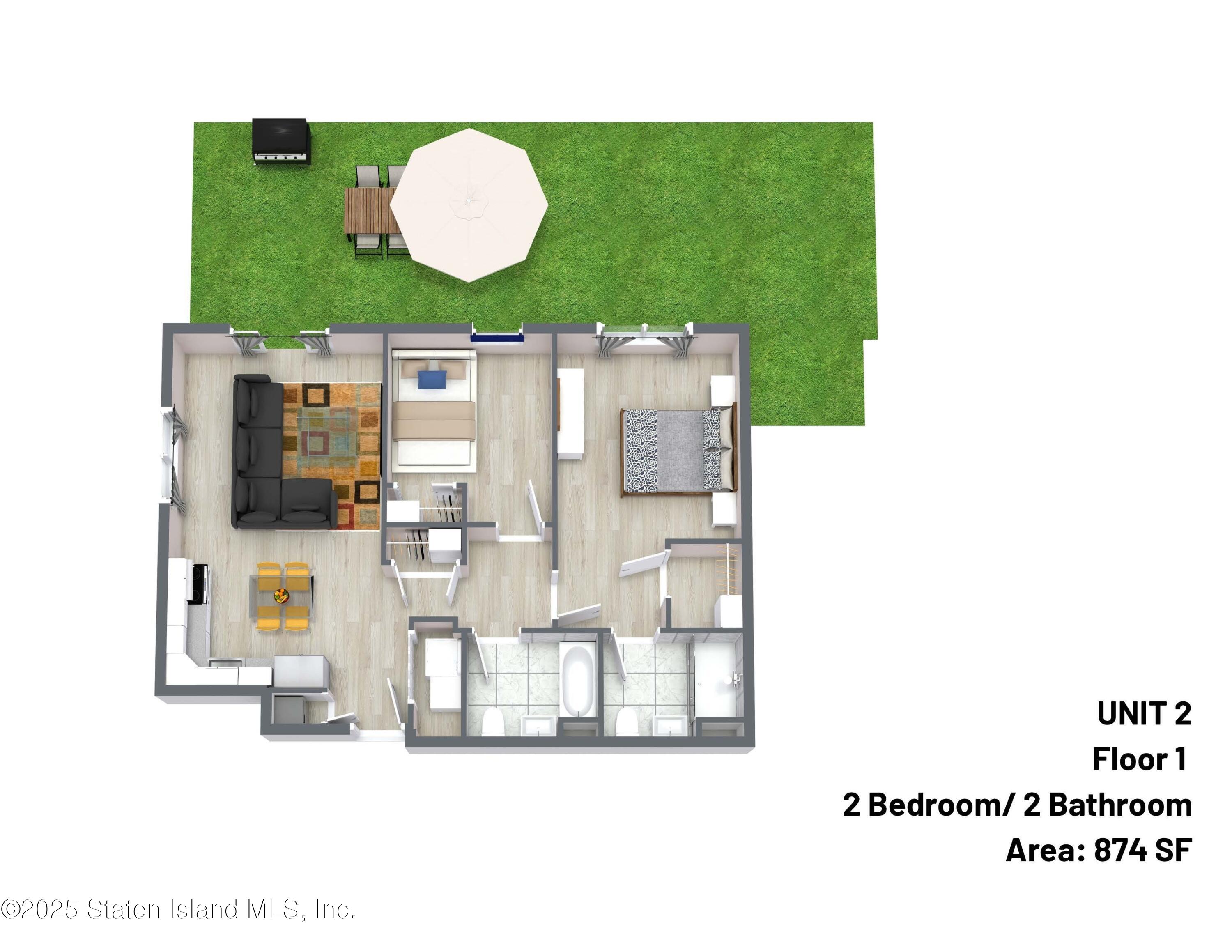 1239 Forest Hill Road, Unit 2 Staten Island, NY 10314 - Photo 3 of 3 a picture of a living room with a table and chairs