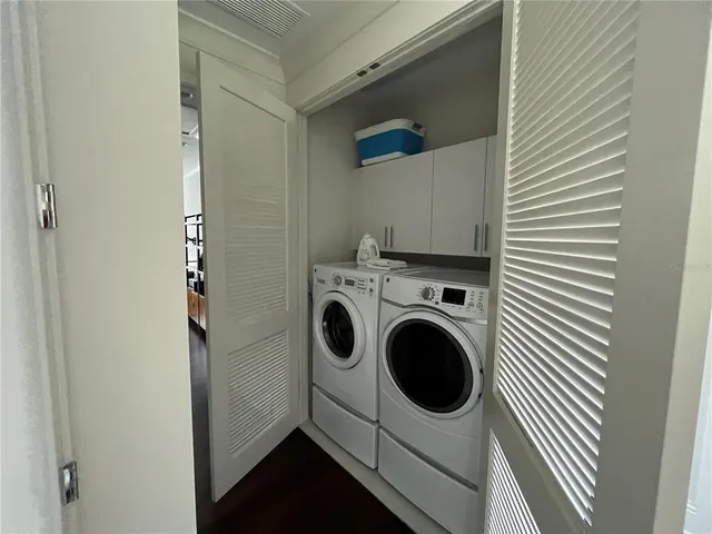 a view of a car garage