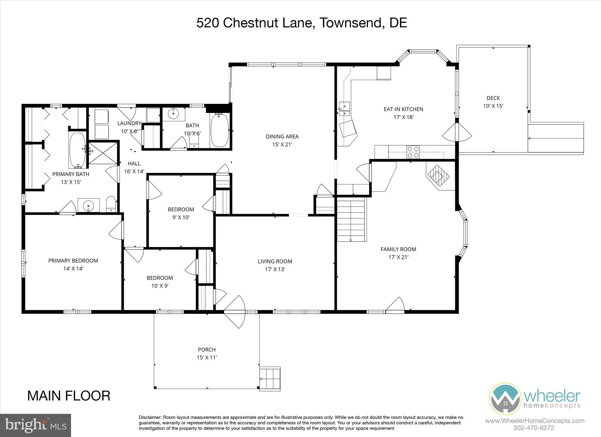 520 Chestnut Lane Townsend, DE 19734 - Photo 36 of 36 a picture of a floor plan