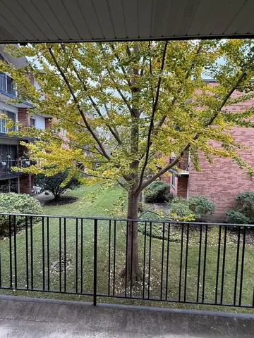 a city view from a balcony