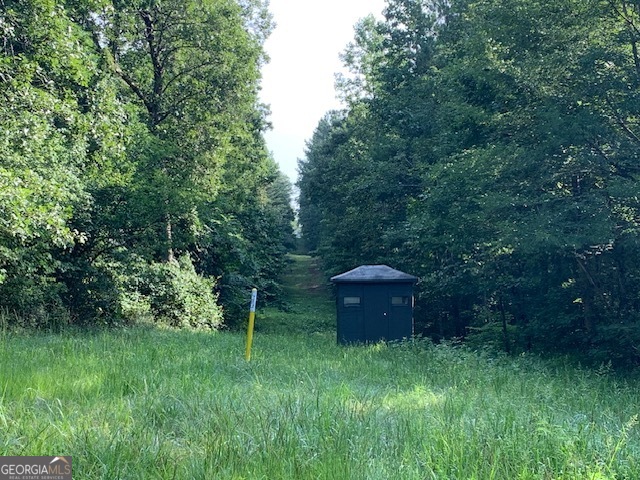 0 Mt Sinai Road Lula, GA 30554 - Photo 11 of 21 a backyard of a house with a yard and trampoline