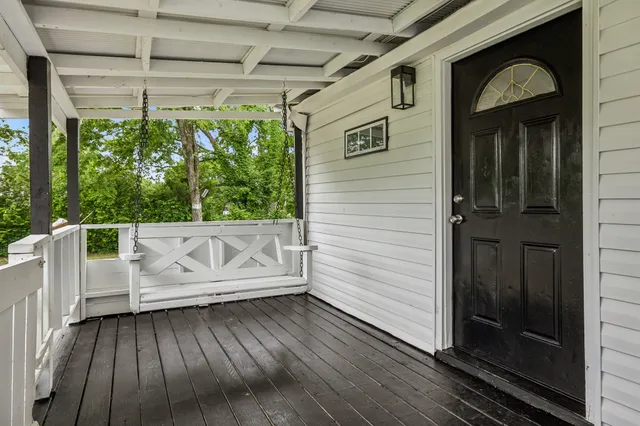 a view of a roof deck