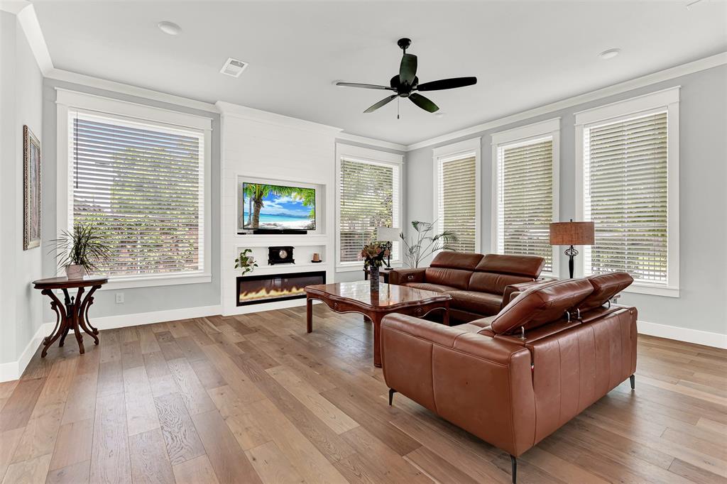 452 Jones Street Grapevine, TX 76051 - Photo 8 of 38 Every night can be a fireplace night with the 50 inch Napoleon electric fireplace!