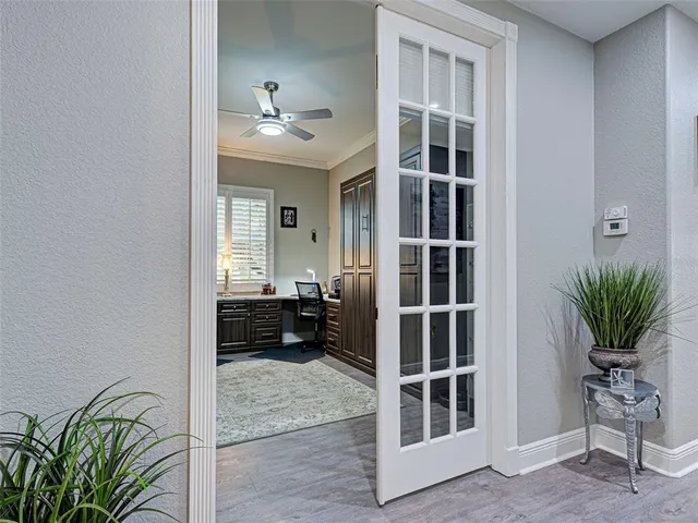 a kitchen with a stove and a microwave