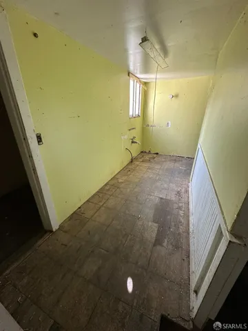 a view of an outdoor space and a sink