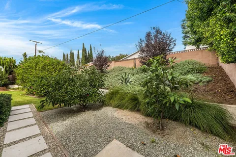 a view of a garden