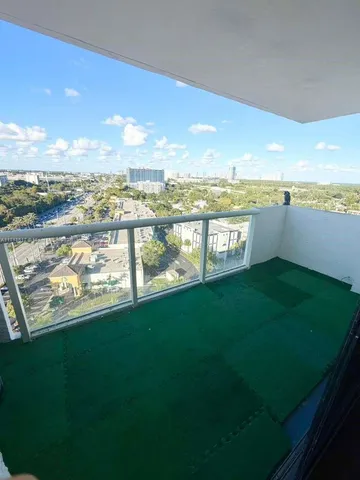 a view of a lake from a yard