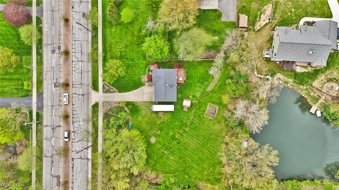 7676 Brecksville Road Independence, OH 44131 - Photo 29 of 32 Drone / aerial view with a water view