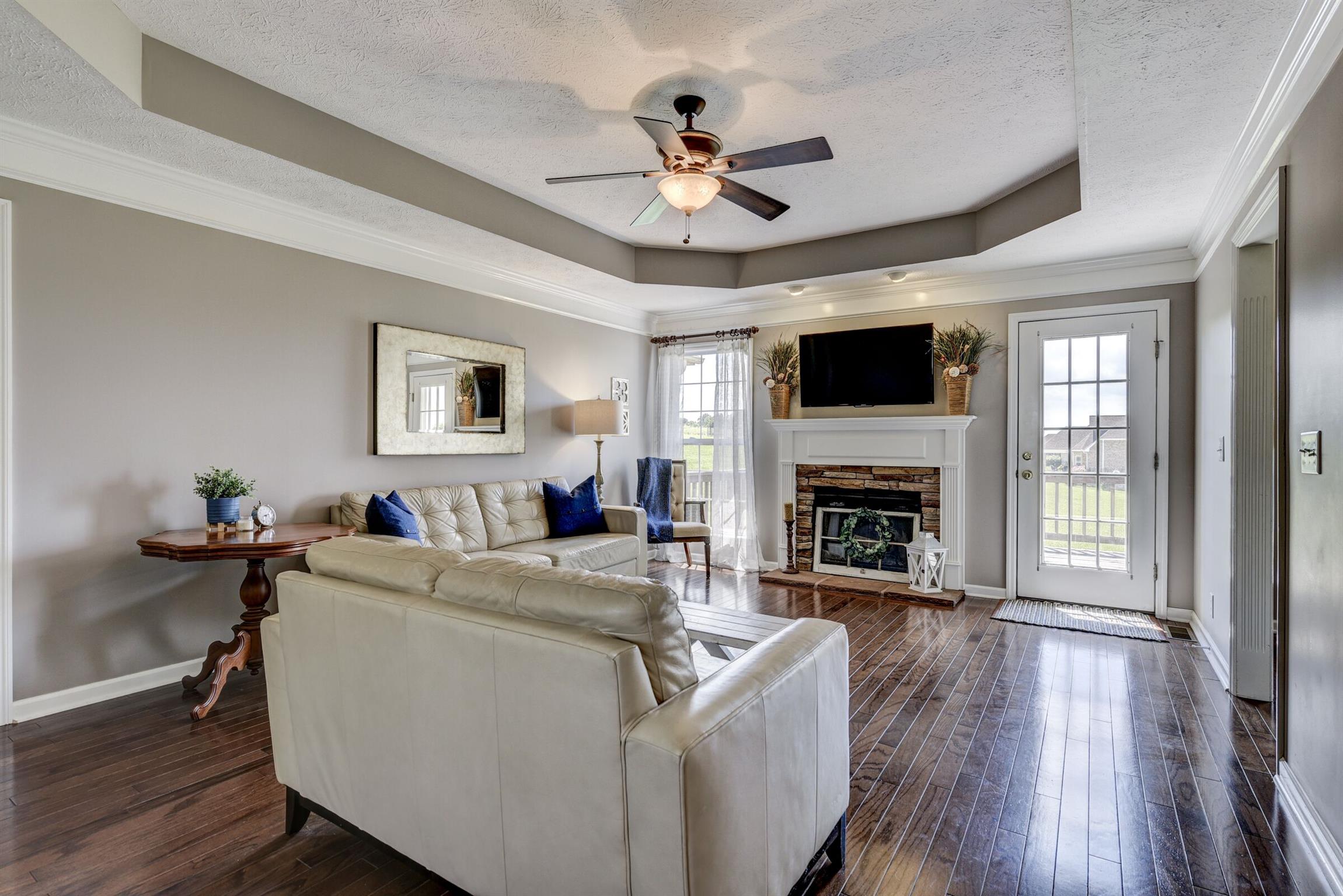 3726 Calista Road White House, TN 37188 - Photo 5 of 26 Gleaming floors and tray ceiling