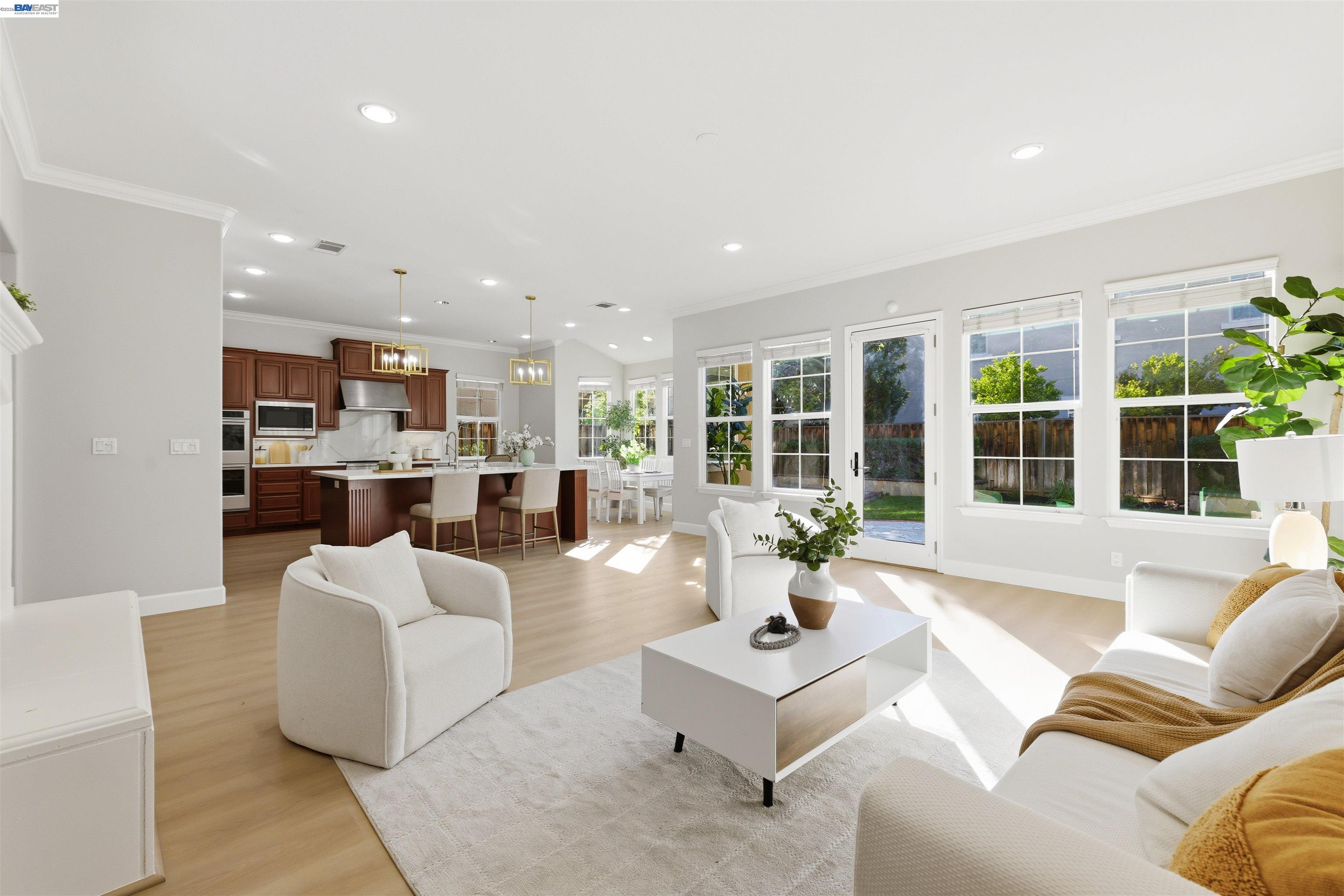 116 Macedon Court San Ramon, CA 94582 - Photo 11 of 60 a living room with furniture and a large window