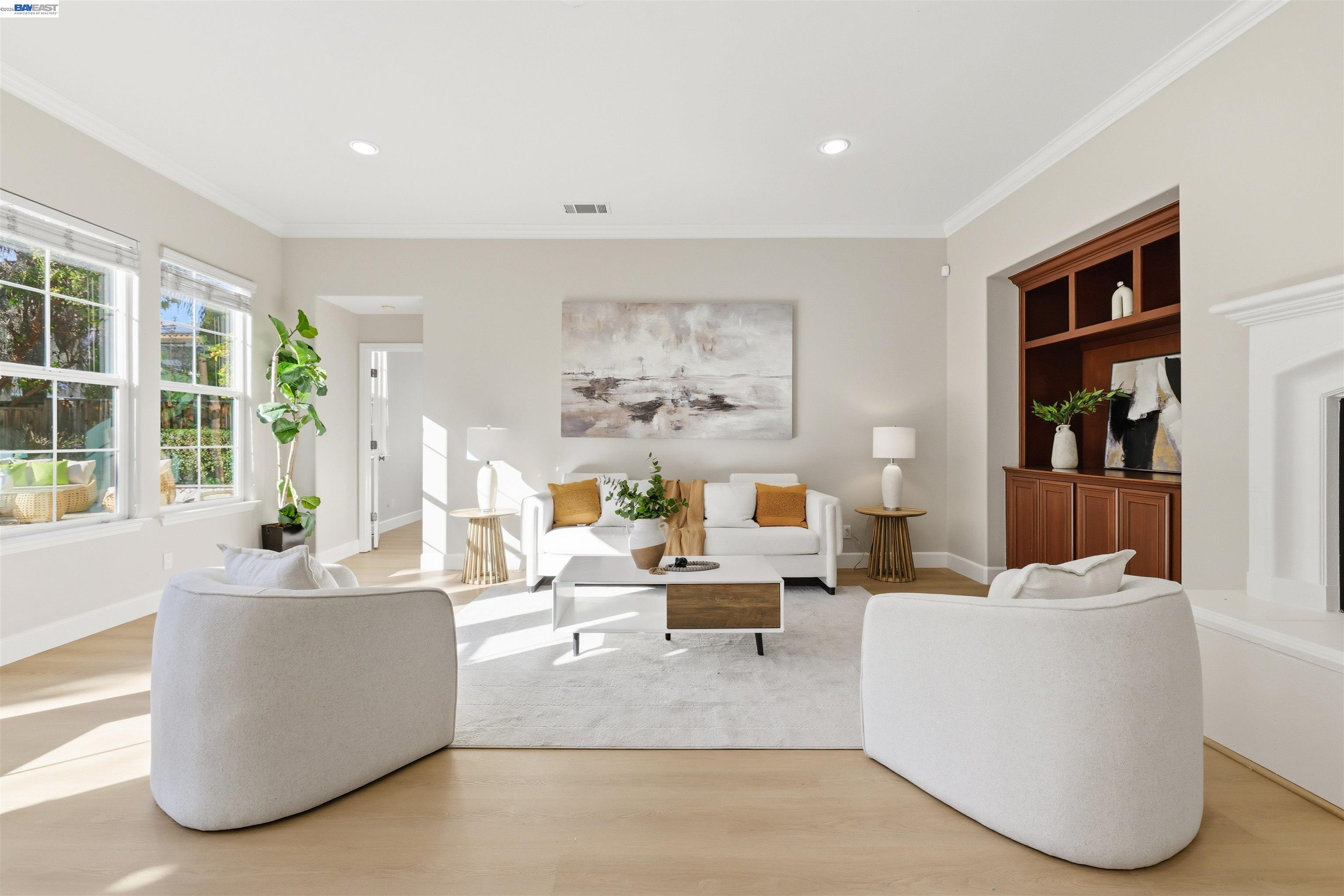 116 Macedon Court San Ramon, CA 94582 - Photo 12 of 60 a living room with furniture and a large window