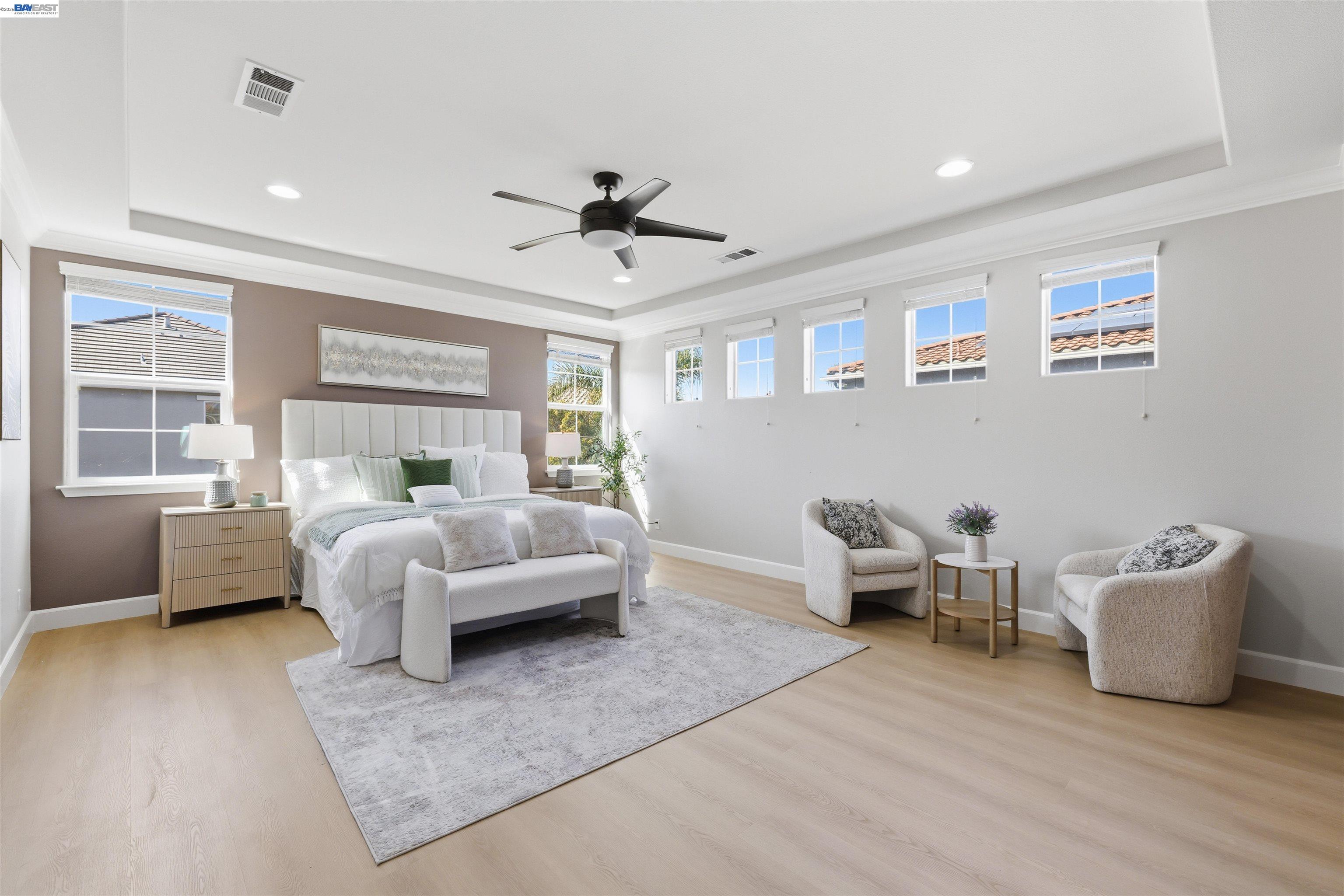 116 Macedon Court San Ramon, CA 94582 - Photo 36 of 60 a bedroom with furniture and window