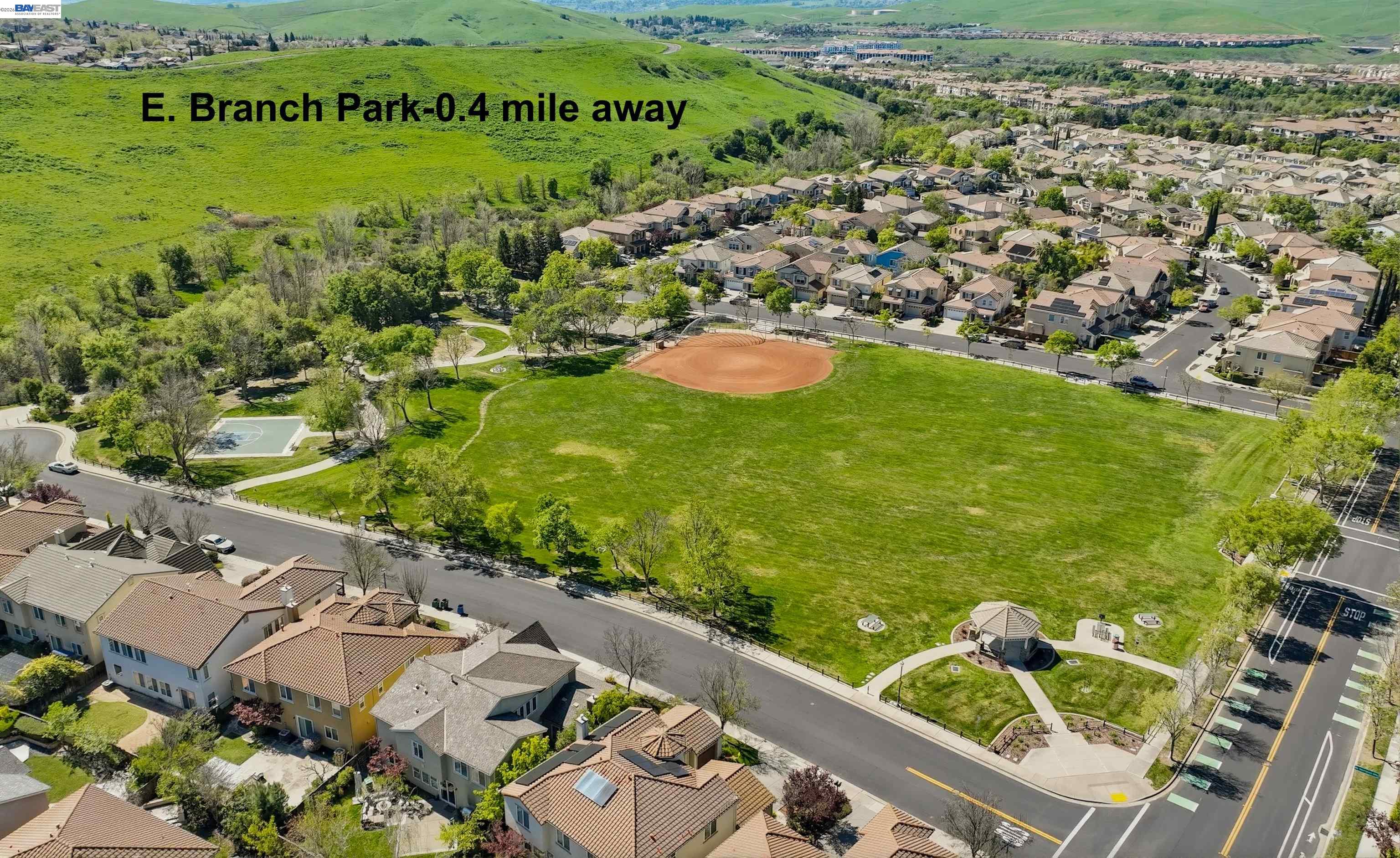 116 Macedon Court San Ramon, CA 94582 - Photo 58 of 60 a view of a garden with an ocean