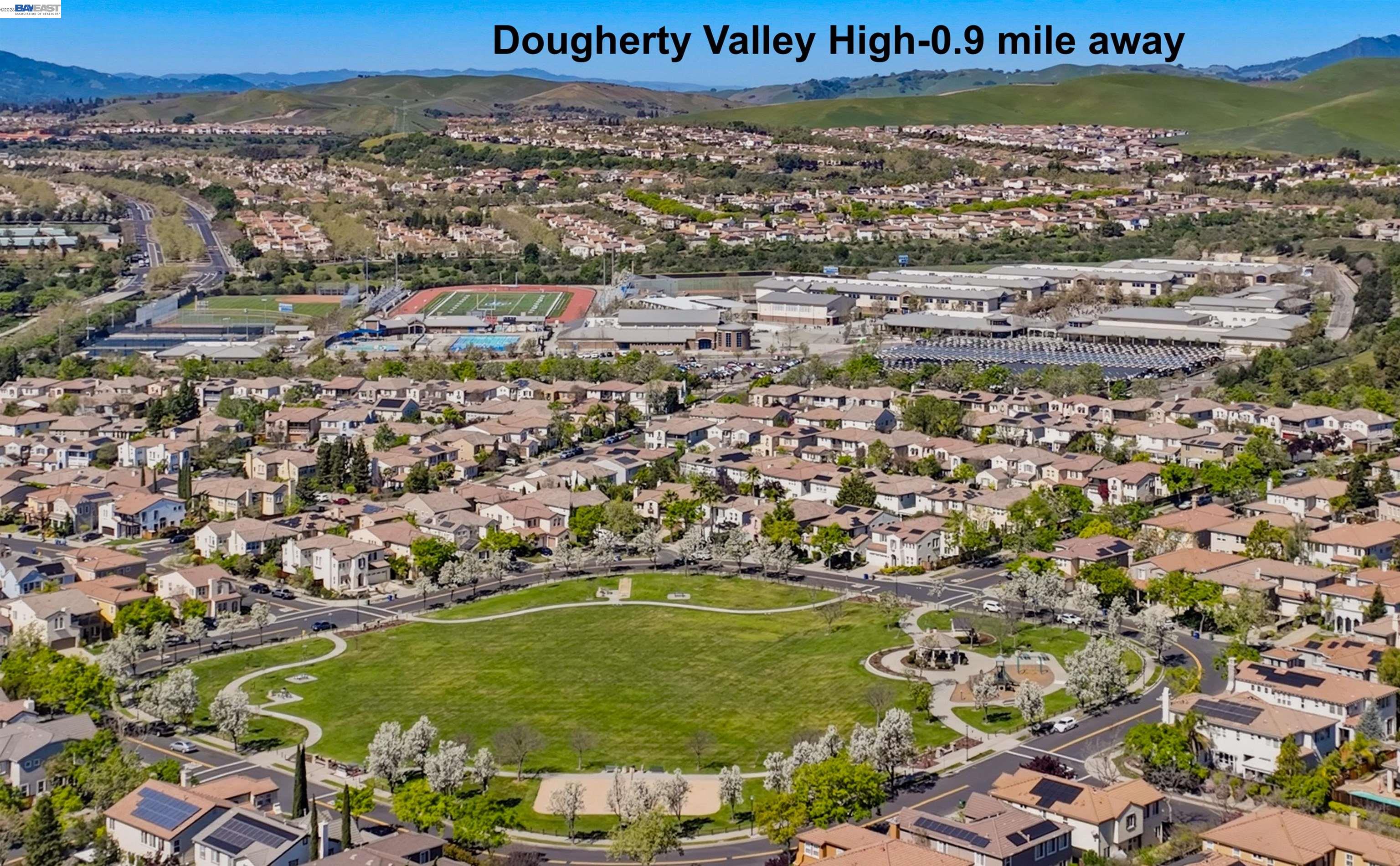 116 Macedon Court San Ramon, CA 94582 - Photo 60 of 60 an aerial view of residential houses with outdoor space