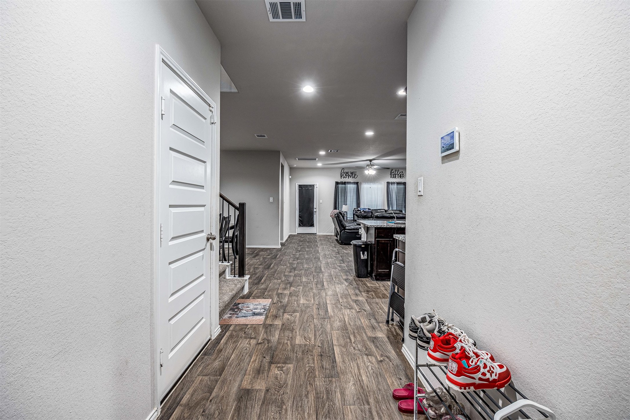 3907 Hawaiian Court Baytown, TX 77521 - Photo 38 of 40 a view of entryway with wooden floor
