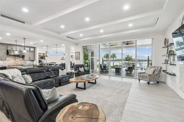 a bath tub sitting next to a bathroom