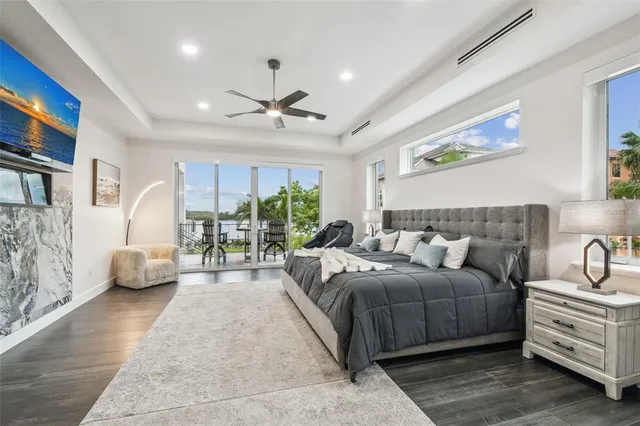 a city view with ocean view