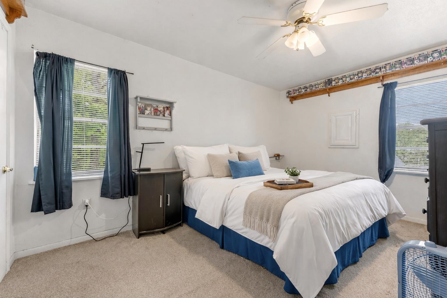 17 Walnut Road Munford, TN 38058 - Photo 5 of 20 Bedroom with ceiling fan and light colored carpet