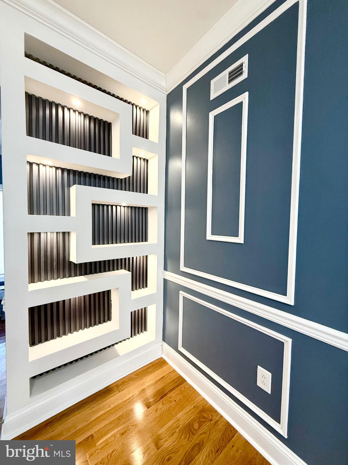1942 South 56th Street Philadelphia, PA 19143 - Photo 16 of 36 a view of staircase with white walls and a floor to ceiling window