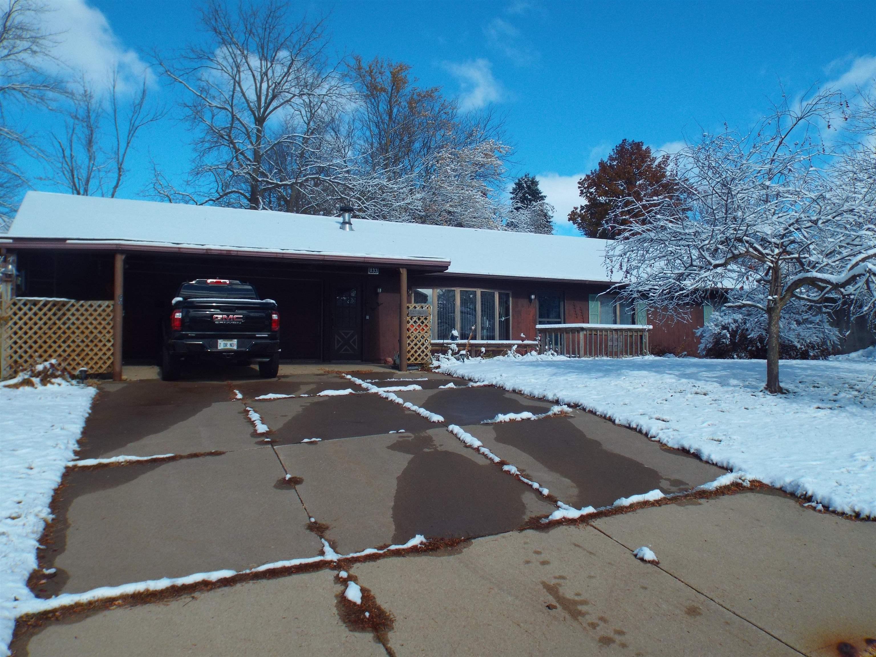 133 Mathilda Drive Stockton, IL 61085 - Photo 2 of 15 front view of a house with a yard