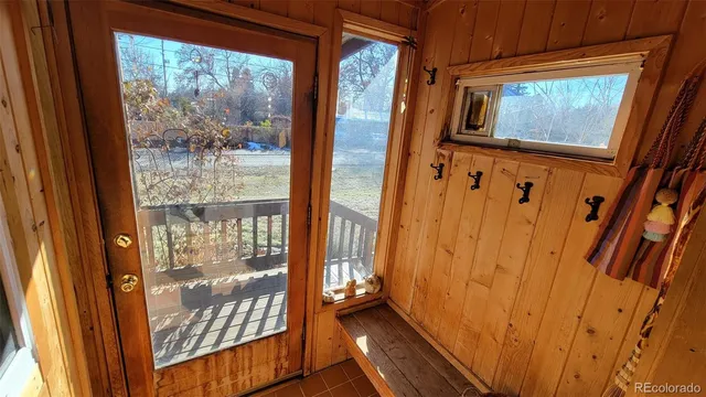 a view of front door