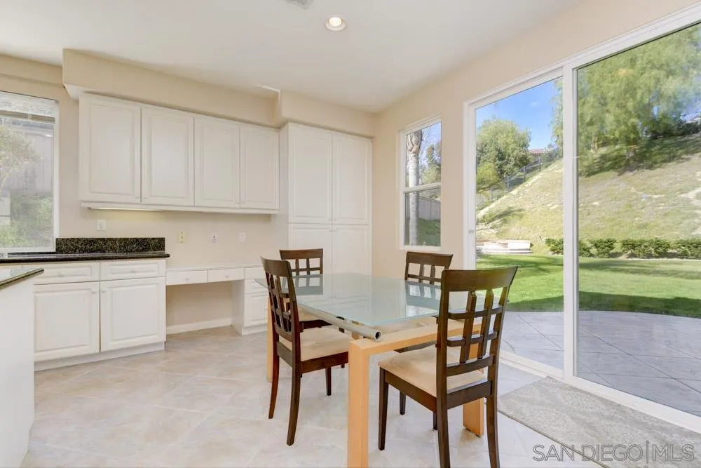 3224 Rancho Arroba Carlsbad, CA 92009 - Photo 14 of 35 a view of a dining room with furniture and a window