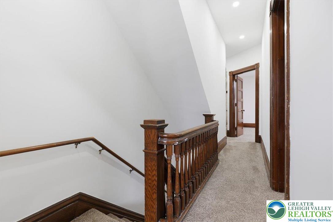 524 Fiot Street Bethlehem, PA 18015 - Photo 16 of 42 a view of a hallway with stairs