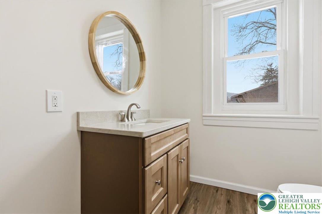 524 Fiot Street Bethlehem, PA 18015 - Photo 33 of 42 a bathroom with a sink and a mirror