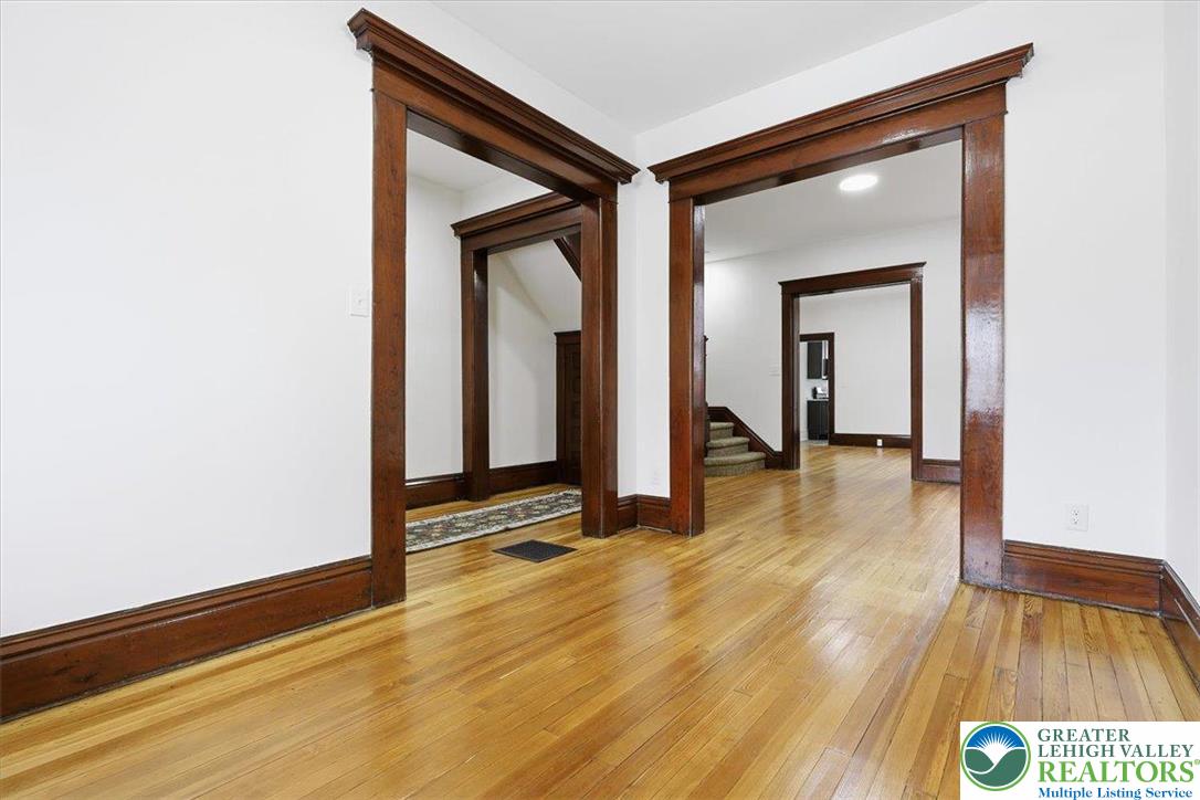 524 Fiot Street Bethlehem, PA 18015 - Photo 10 of 42 a view of hallway with wooden floor