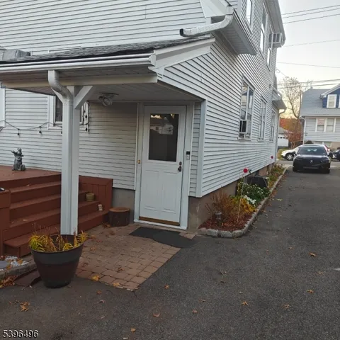 a view of a back yard of the house