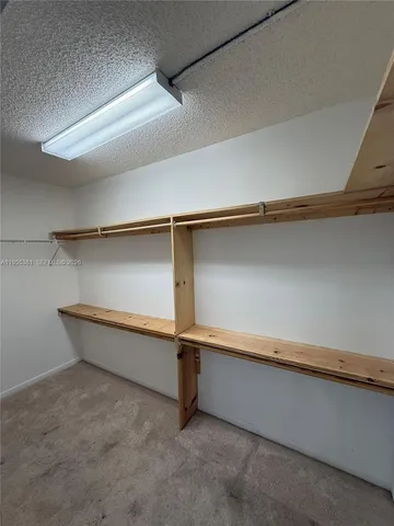 a close view of closet