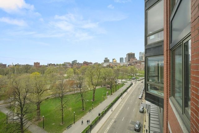 a view of city from balcony