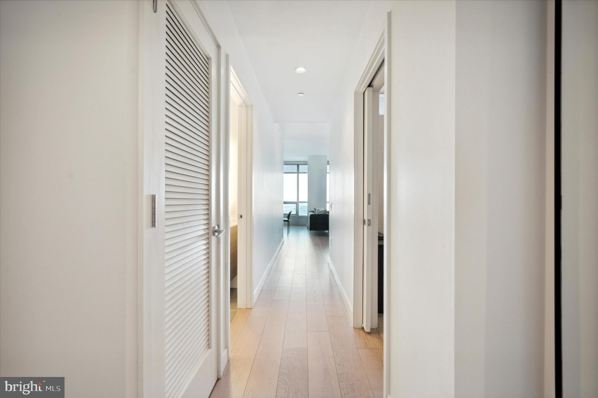 2930 Walnut Street, Unit 3613 Philadelphia, PA 19104 - Photo 19 of 33 a view of a hallway with wooden floor