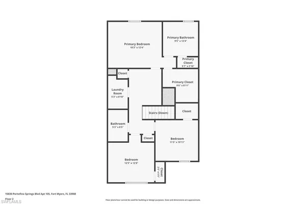 $335,000 | 15830 Portofino Springs Boulevard, Unit 105, Fort Myers, FL 33908