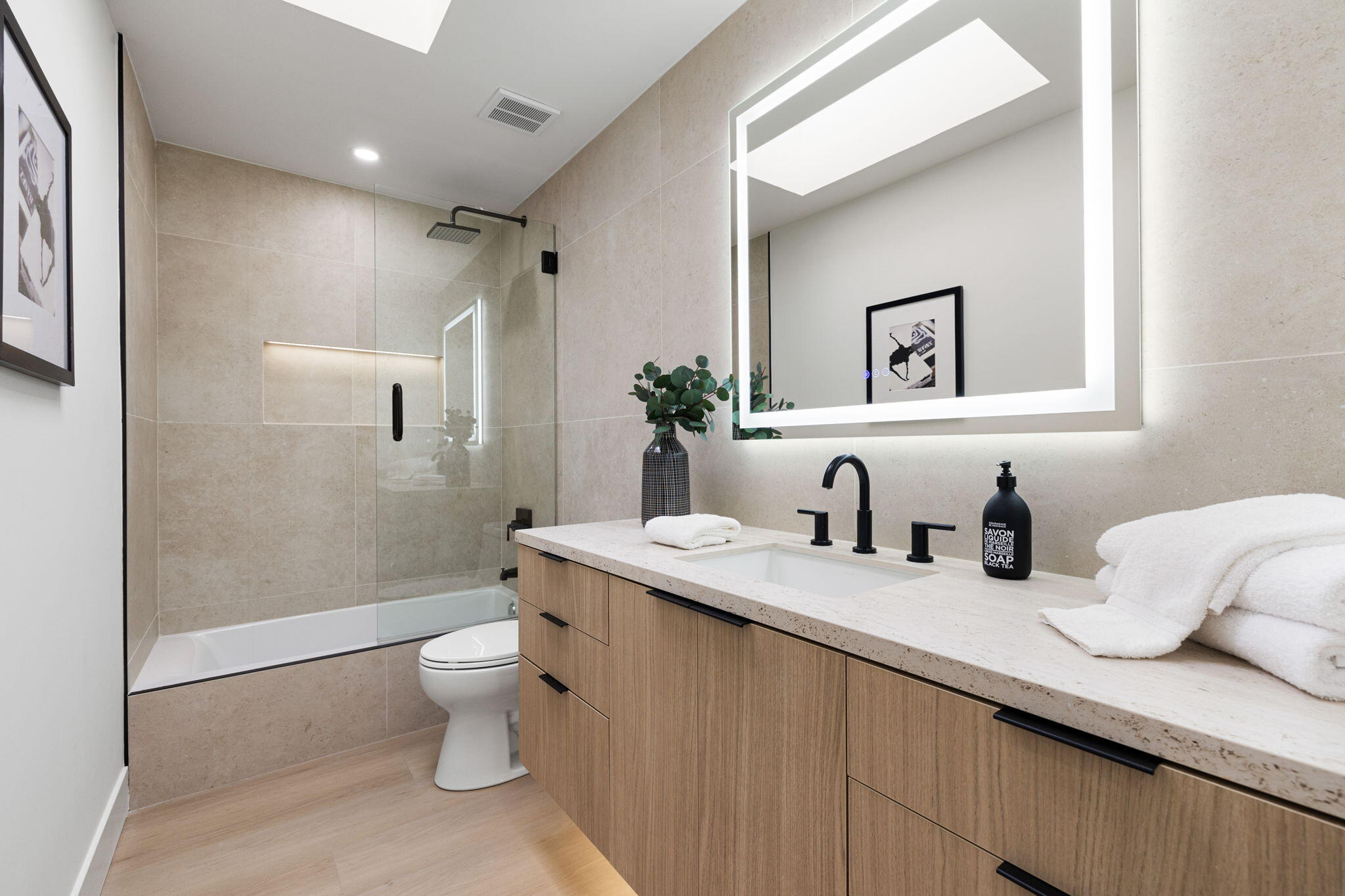 2 Leon Way Rancho Mirage, CA 92270 - Photo 34 of 55 a bathroom with a granite countertop sink mirror and toilet