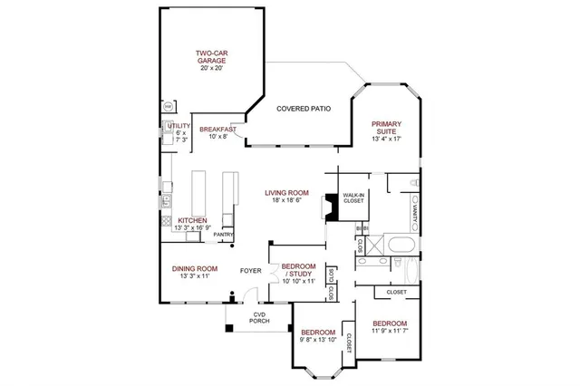 $474,900 | 6645 Barclay Lane, Garland, TX 75044