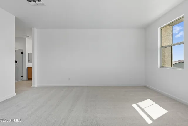 a view of a backyard with a slide