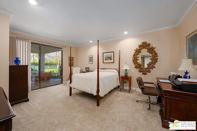 a room with furniture and a window